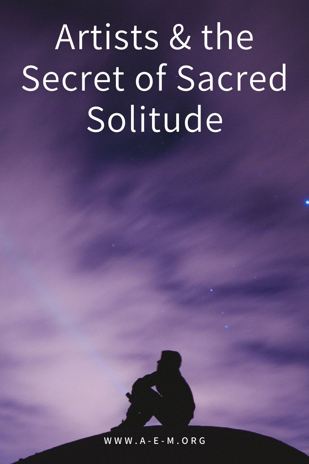 artists and the secrfet of sacred solitude pin