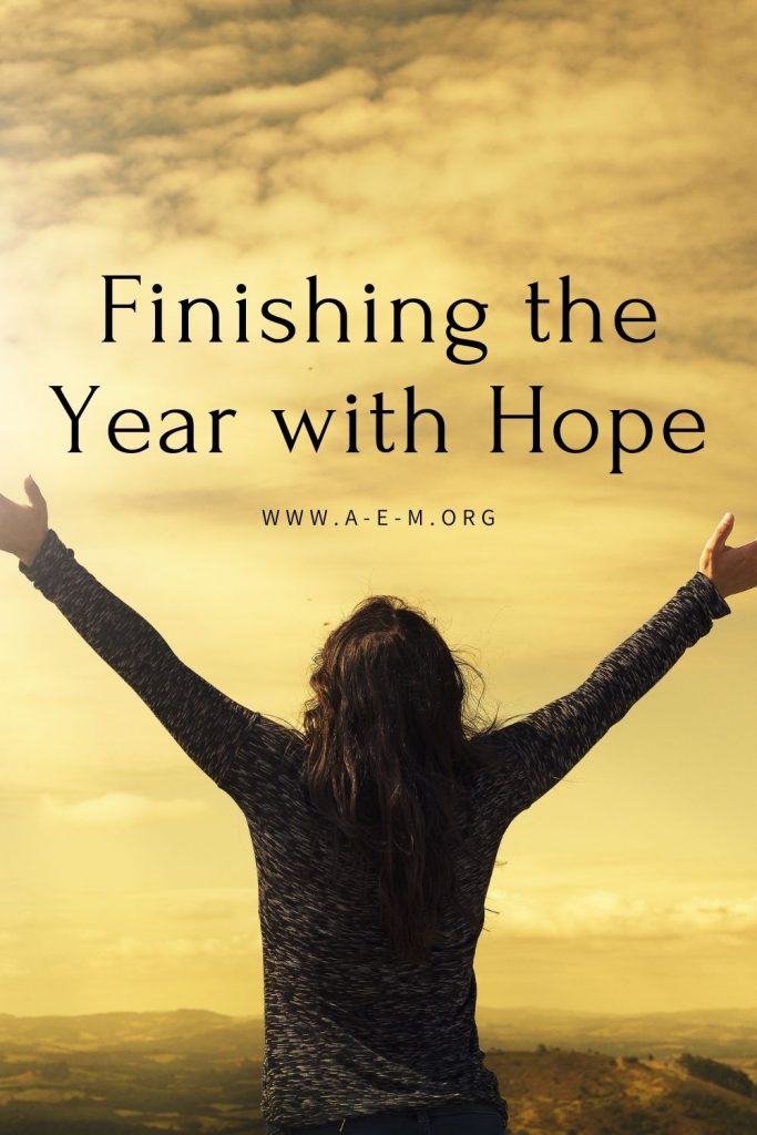 finishing the year with hope