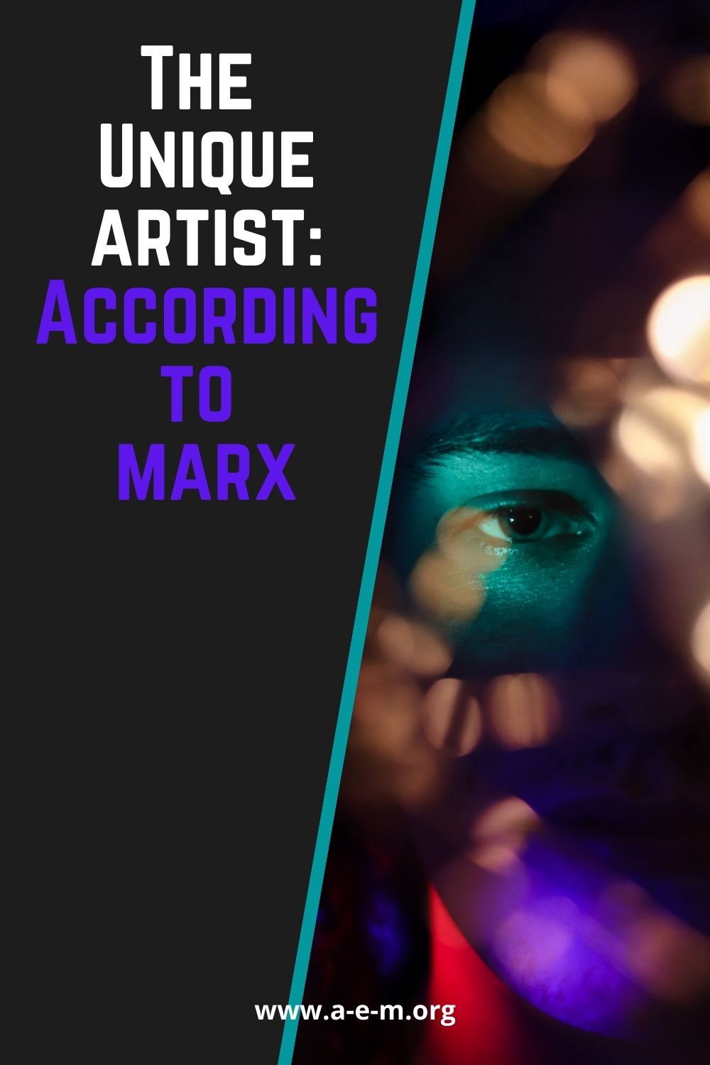 the unique artist according to marx