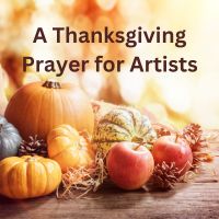 thanksgiving prayer for artists