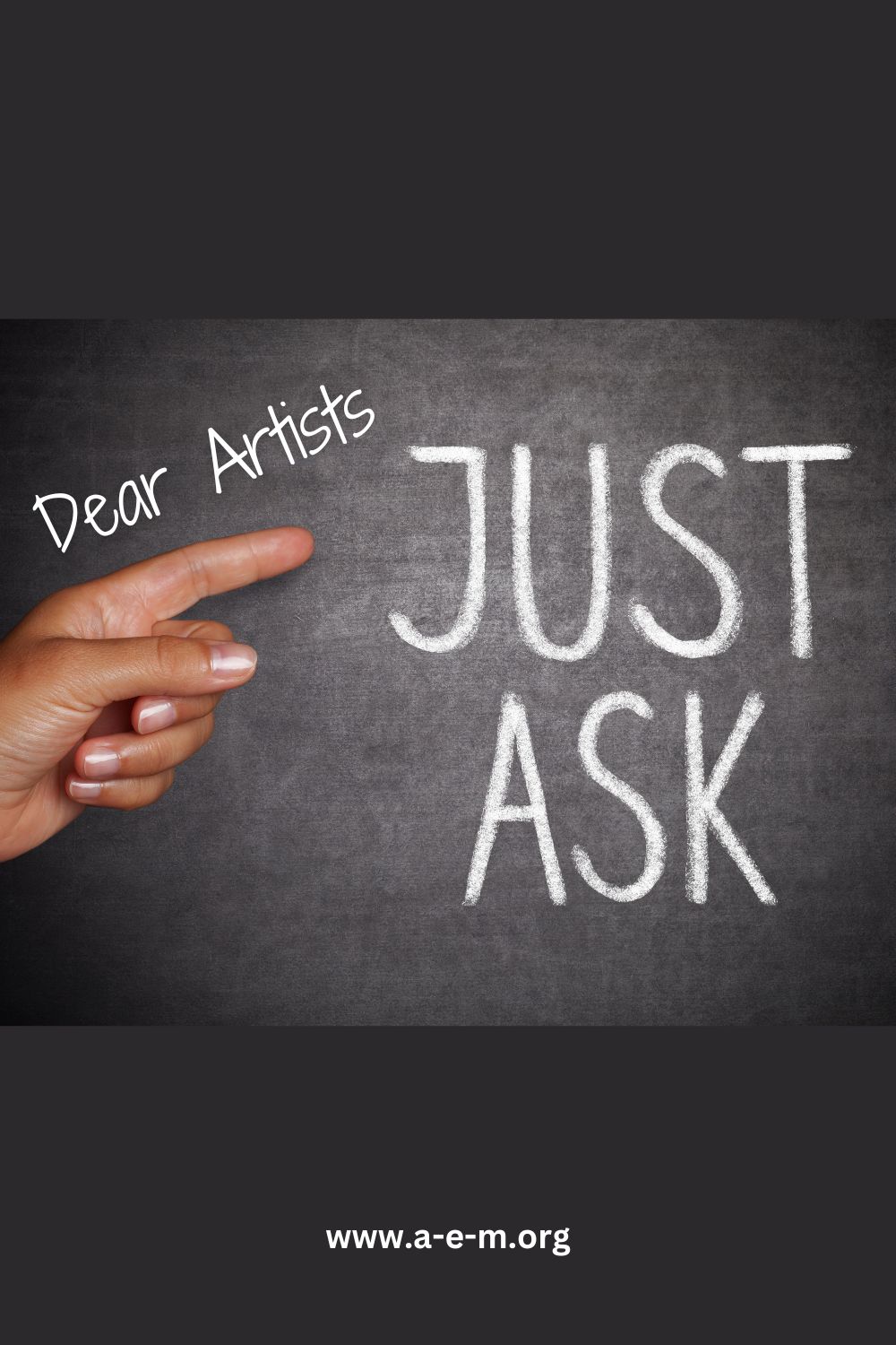 Dear artists ask God for what you need
