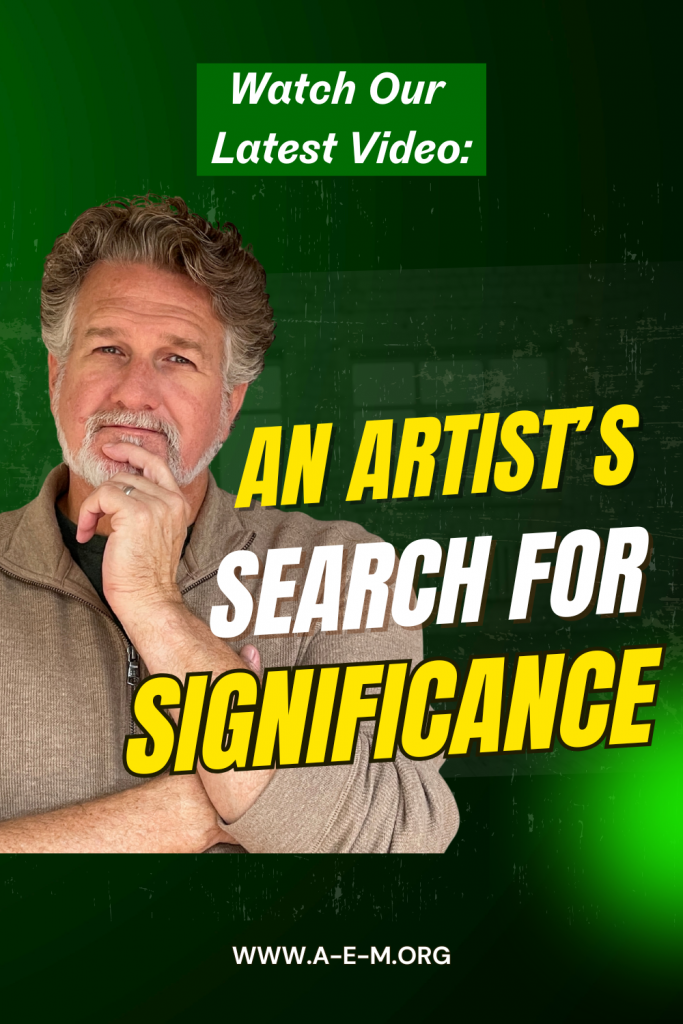 an artist's search for significance