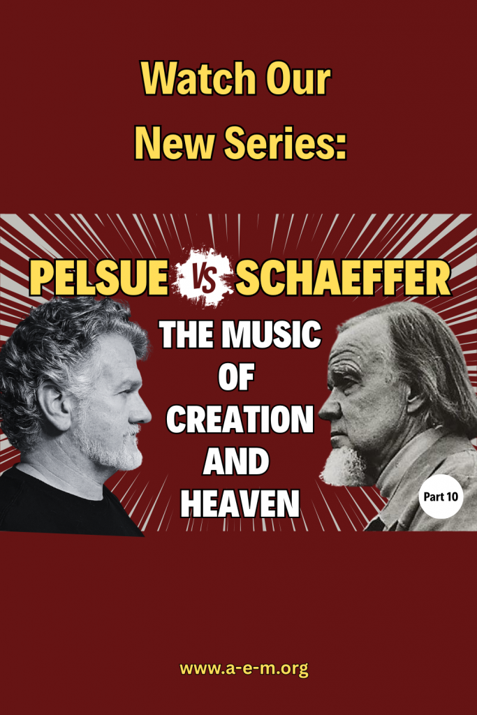 pelsue vs schaeffer the music of creation and heaven