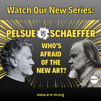 pelsue vs schaeffer who's afraid of the new art